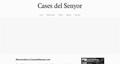 Desktop Screenshot of casesdelsenyor.com